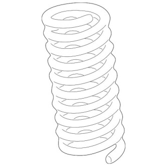 Пружина ходової частини MERCEDES-BENZ A1703210004
