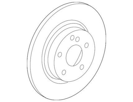 Тормозной диск MERCEDES-BENZ A1724230112