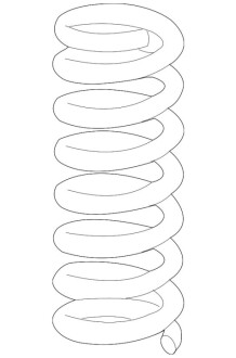 Пружина ходової частини MERCEDES-BENZ A2023242504