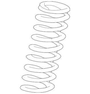 Пружина ходової частини MERCEDES-BENZ A2023243004