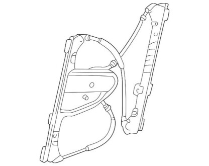 Підйомний пристрій для вікон MERCEDES-BENZ A2037201646
