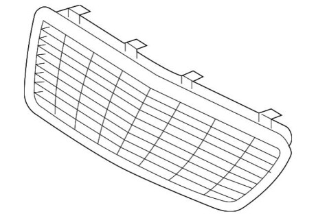 Решітка радіатора MERCEDES-BENZ A2038800123 7D11