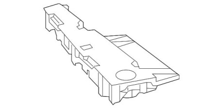 Накладка панелі права mb MERCEDES-BENZ A2048850536