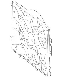 Вентилятор радиатора кондиционера MERCEDES-BENZ A2049066802