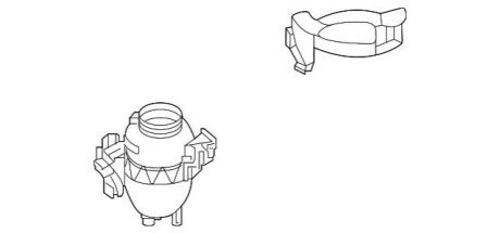 Бачок розширювальний MERCEDES-BENZ A2055000549 (фото 1)