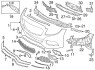 Накладка бампера переднего правая MERCEDES-BENZ A2058851474 (фото 3)