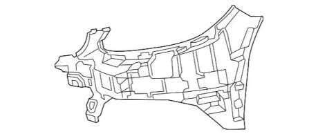 Кронштейн бамперу MERCEDES-BENZ A2058853265