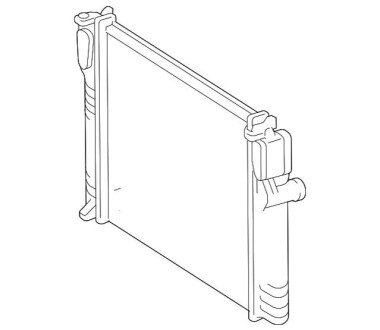 Радиатор, охлаждения дивгателя MERCEDES-BENZ A2115003102