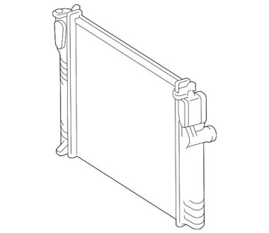 Радиатор, охлаждения дивгателя MERCEDES-BENZ A2115003202