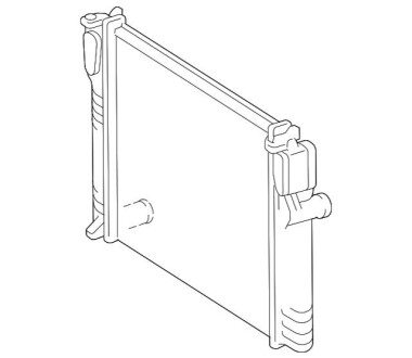 Радиатор, охлаждения дивгателя MERCEDES-BENZ A2115003402