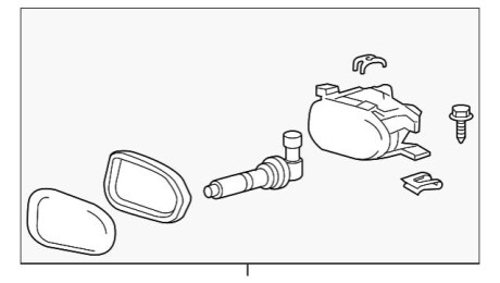 Фара противотуманная в сборе MERCEDES-BENZ A2118200656