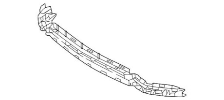 Опорна пластина бамперу MERCEDES-BENZ A2138852500