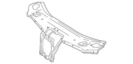 Панель передня MERCEDES-BENZ A2216200072