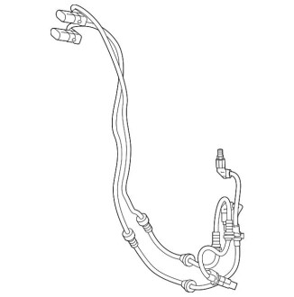 Датчик числа оборотов (ABS) передний MERCEDES-BENZ A2229059705