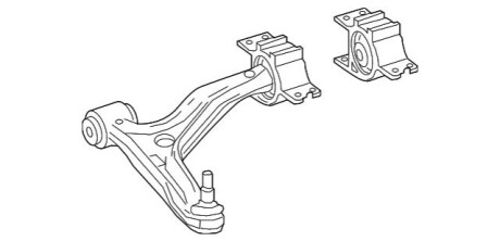 Важіль підвіски MERCEDES-BENZ A2463304700