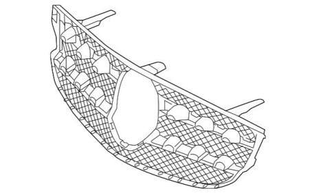 Кришка бампера MERCEDES-BENZ A2538853600