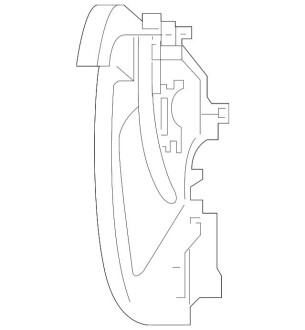 Пластина решітки MERCEDES-BENZ A2538870100