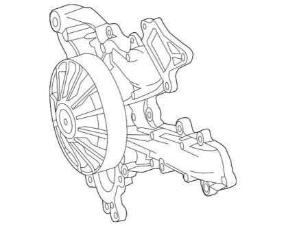 Насос водяной (помпа) MERCEDES-BENZ A2762000801 80