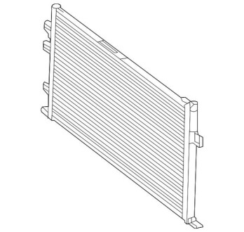Радіатор системи охолодження MERCEDES-BENZ A4635000402
