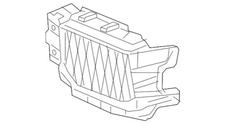 Решетка бампера переднего MERCEDES-BENZ A4638850254