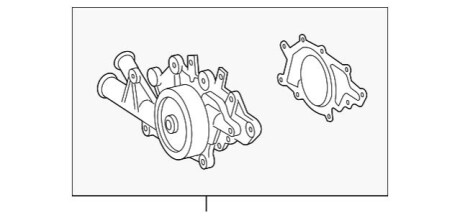 Насос системы охлаждения MERCEDES-BENZ A6132000901 80