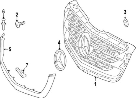 SCHUTZGITTER MERCEDES-BENZ A9068880523 9B51