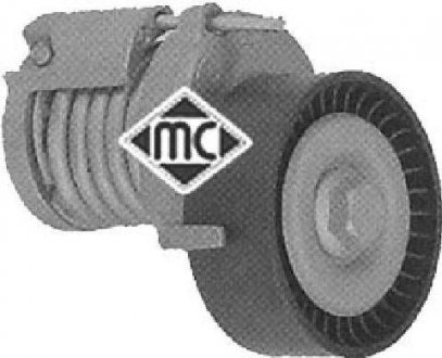 Ролик с устройством натяжения ручейкового ремня VW 1.6(AEE) с ГУ, 1.4 99- Metalcaucho 04770