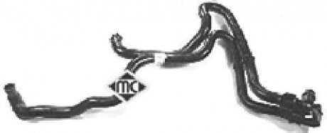 Патрубок обігрівача від сполучної трубки до двигуна Citroen Xsara/Peugeot 306 (94-) Metalcaucho 08302 (фото 1)