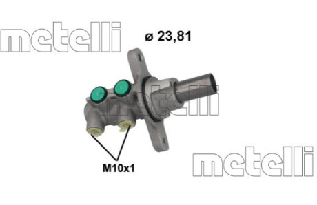 Головний гальмівний циліндр Metelli 05-1205