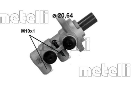 НАСОС ШИНКИ KIA FI21MM Metelli 05-1240 (фото 1)