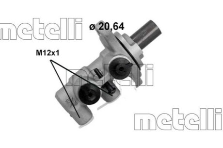 НАСОС ШИНКИ KIA FI20.6MM Metelli 05-1241