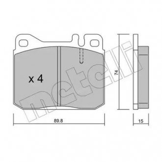 KLOCKI HAM.PRZOD Metelli 22-0011-0