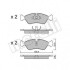 Комплект гальмівних колодок Metelli 22-0117-0 (фото 1)