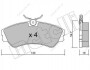 Комплект гальмівних колодок (дискових) Metelli 22-0162-0 (фото 2)