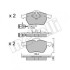 Комплект гальмівних колодок Metelli 22-0181-0 (фото 1)