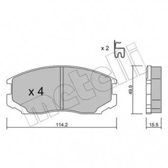 Автозапчасть Metelli 22-0221-1