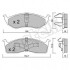 Гальмівні колодки, дискове гальмо (набір) Metelli 22-0356-1 (фото 1)