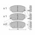 Комплект гальмівних колодок (дискових) Metelli 22-0999-0 (фото 1)