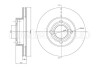 ПЕРЕДНИЙ ГАЛЬМУВАЛЬНИЙ ДИСК 256X22 V Metelli 23-0234 (фото 1)