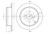 ЗАДНІЙ ГАЛЬМУВАЛЬНИЙ ДИСК 258X9 P Metelli 230634C (фото 1)