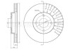 ПЕРЕДНИЙ ГАЛЬМУВАЛЬНИЙ ДИСК 260X22 V Metelli 23-1659C (фото 1)