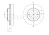 ПЕРЕДНИЙ ГАЛЬМУВАЛЬНИЙ ДИСК 238X22 V Metelli 23-1808C (фото 1)