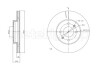 ПЕРЕДНИЙ ГАЛЬМУВАЛЬНИЙ ДИСК 256X20 V Metelli 23-1870C (фото 1)