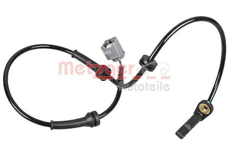 Датчик ABS (передній) Nissan Qashqai/X-trail 13-/Renault Kadjar/Koleos 15- (L=755mm) METZGER 09001247