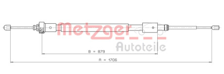 Автозапчасть METZGER 10.4525