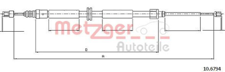 Автозапчастина METZGER 10.6794