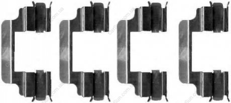 Скобы тормозных колодок - METZGER 109-1231 (фото 1)