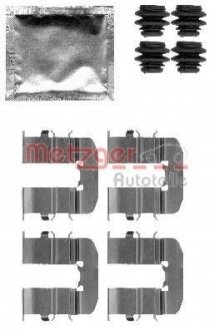 Комплектующие, колодки дискового тормоза - METZGER 109-1814