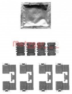 Комплектующие, колодки дискового тормоза - METZGER 109-1818 (фото 1)