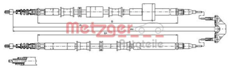 Трос ручного гальма METZGER 11.5766